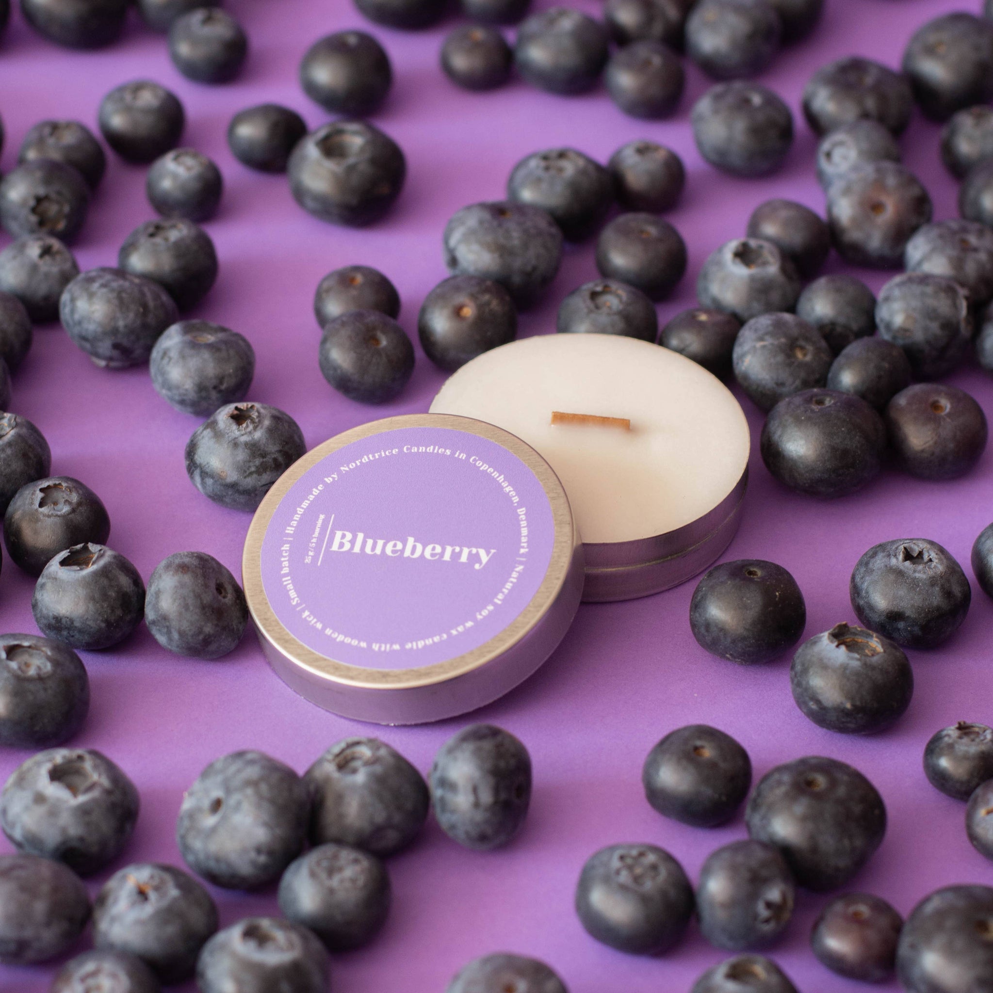 Mini Scented Soy Candle, Blueberry