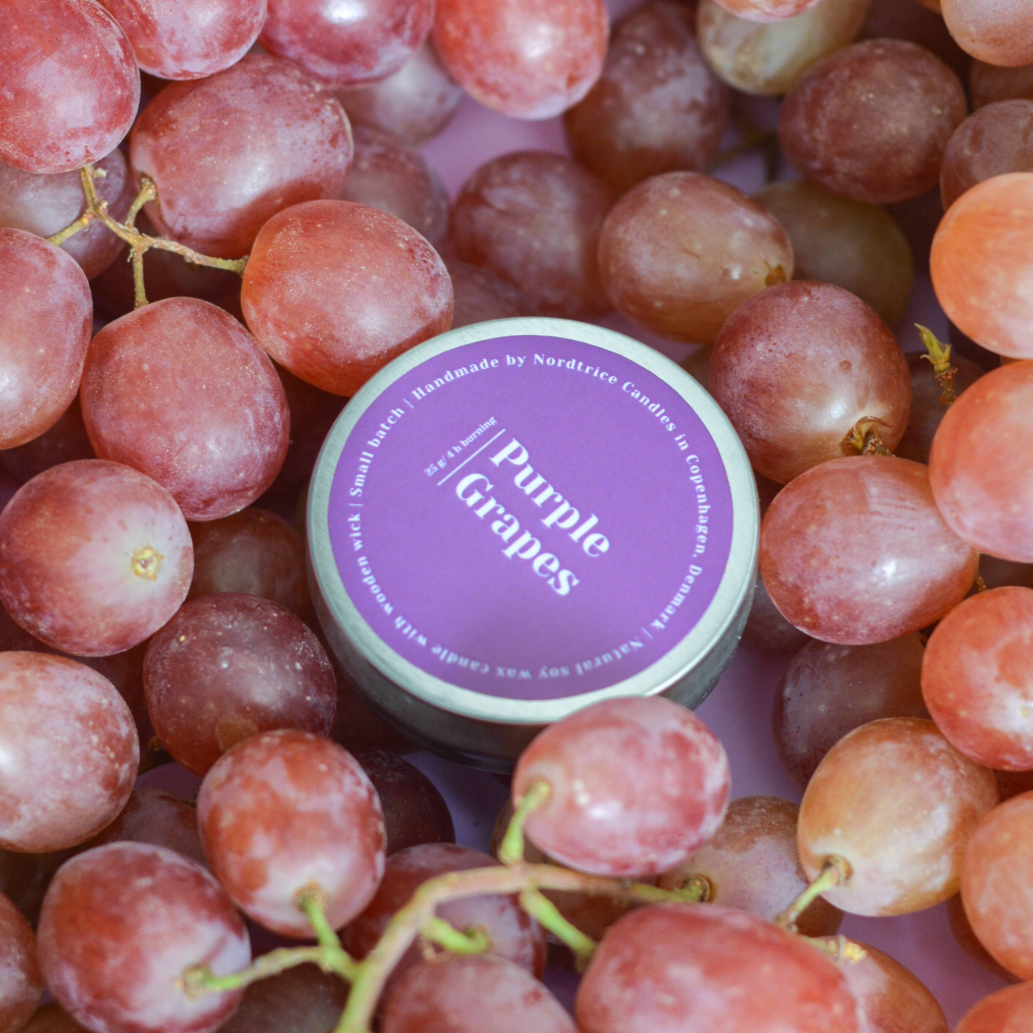 Mini Scented Soy Candle, Purple Grapes