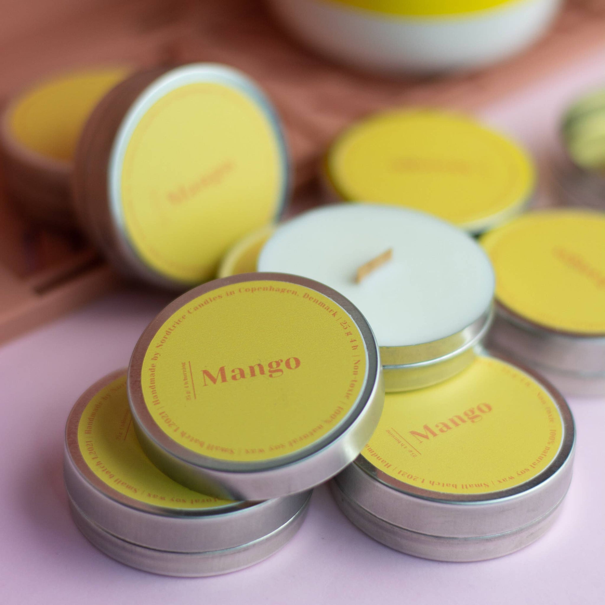 Mini Scented Soy Candle, Mango