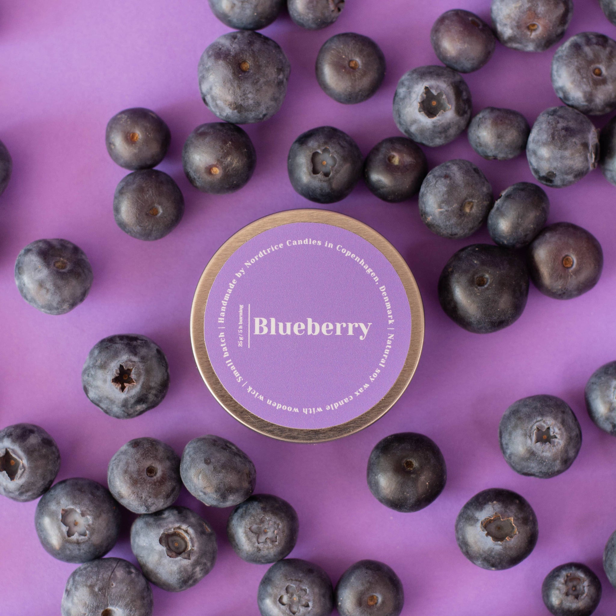 Mini Scented Soy Candle, Blueberry