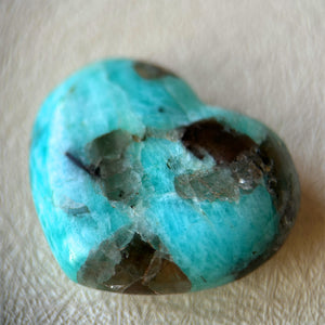 Amazonite Heart Crystal