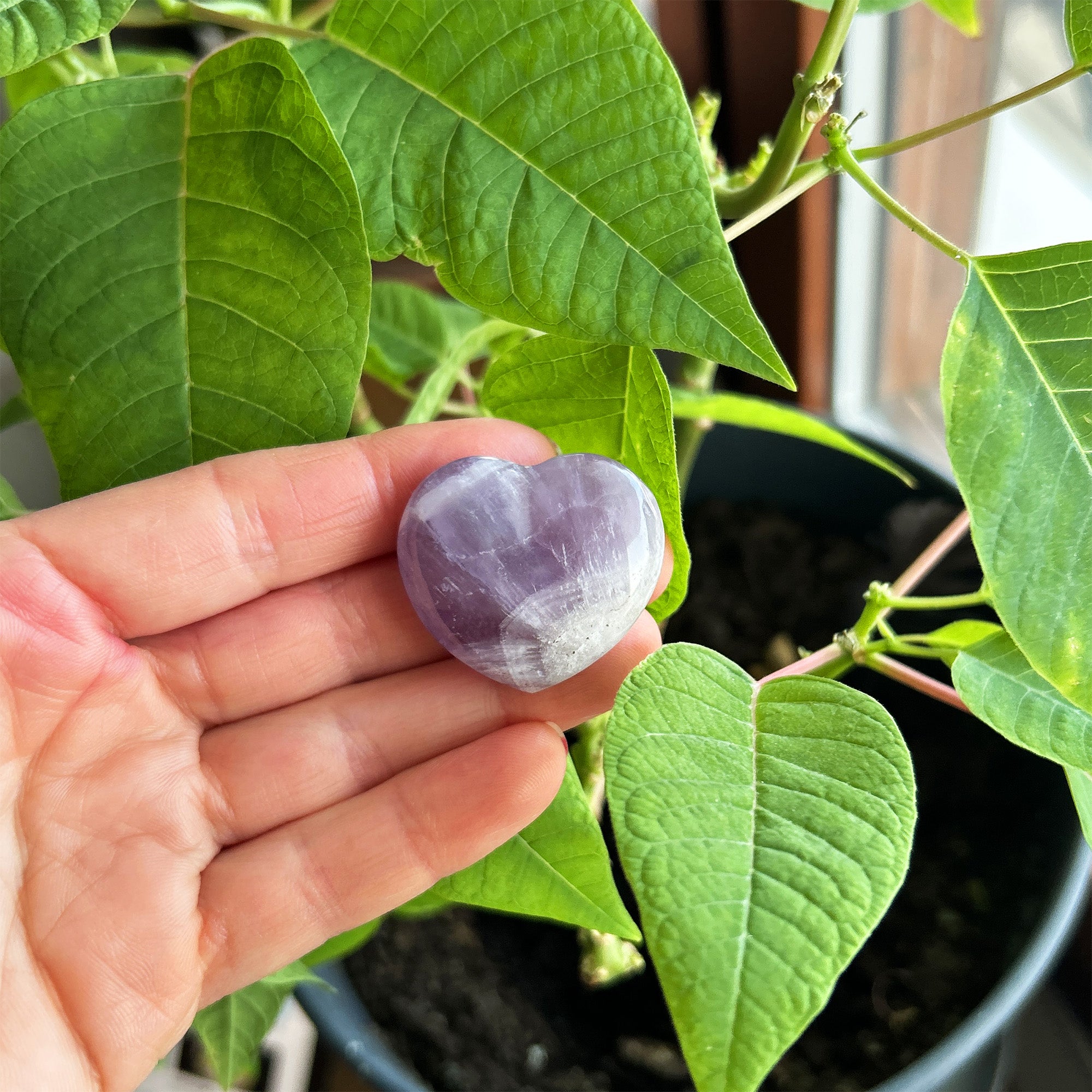 Amethyst Heart Crystal