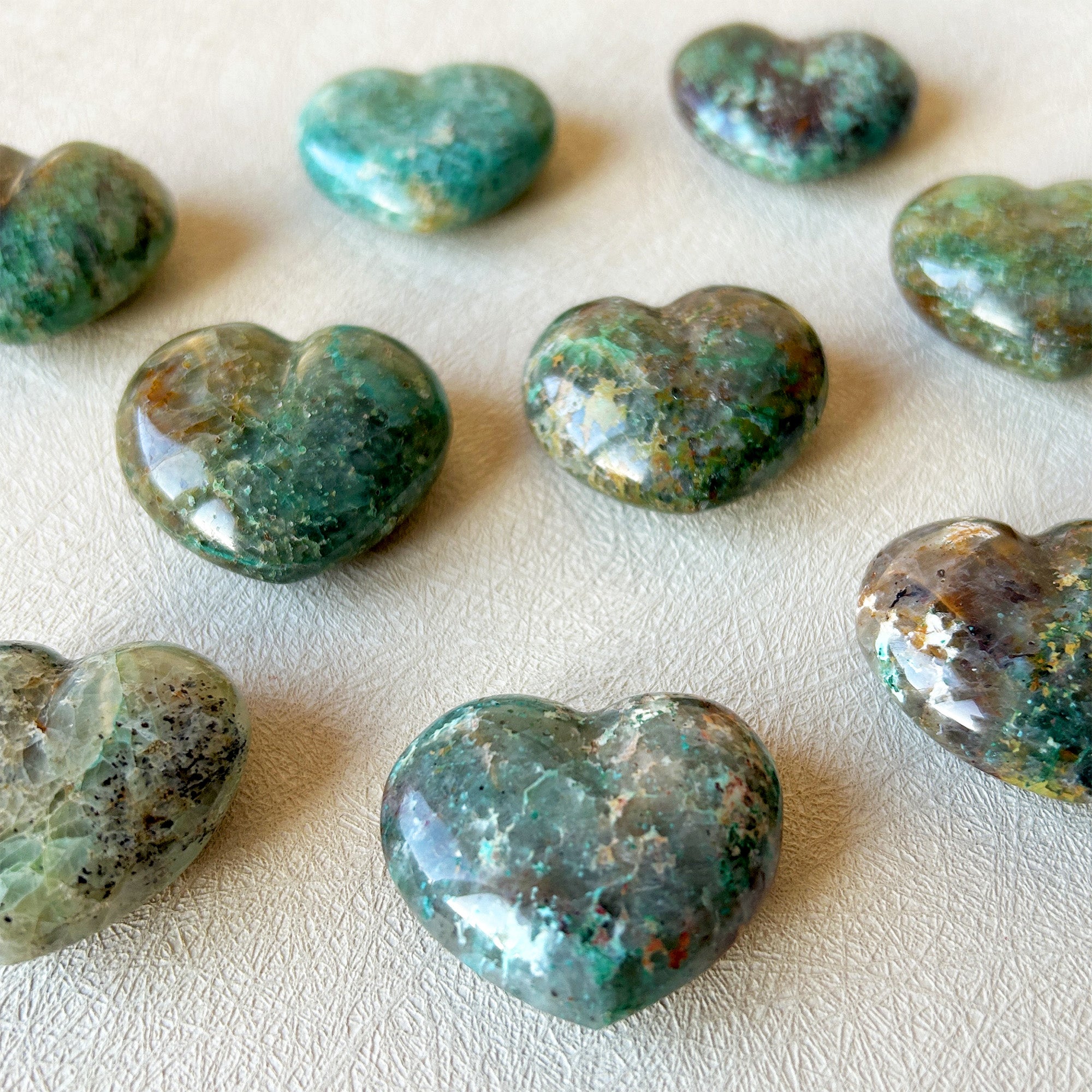 Chrysocolla Heart Crystal