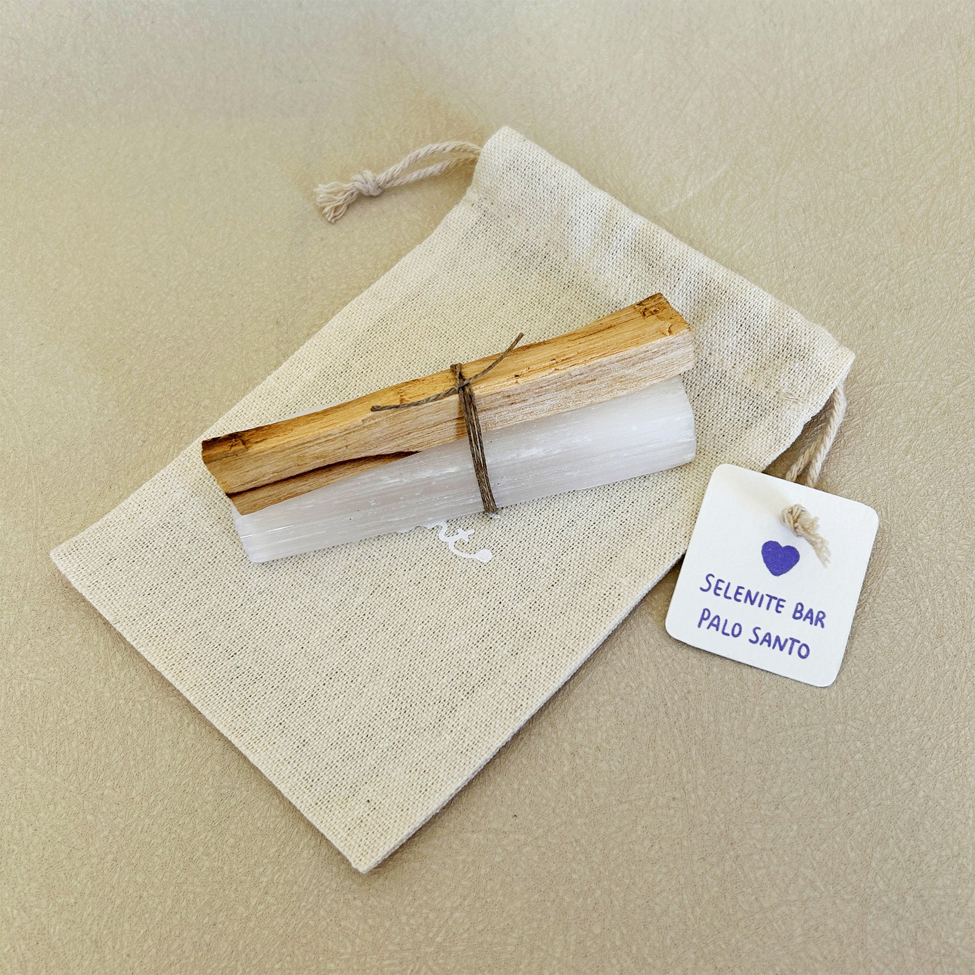 Greeting Card + Selenite and Palo Santo