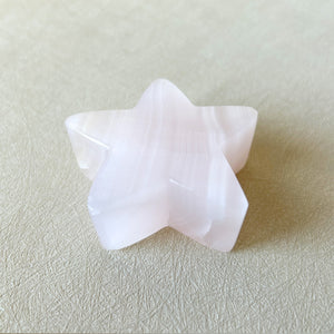 Pink Mangano Calcite Star Crystal