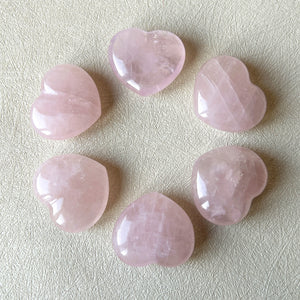 Pink Quartz Heart Crystal