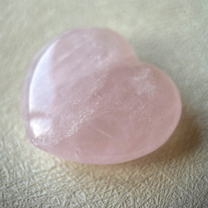 Pink Quartz Heart Crystal