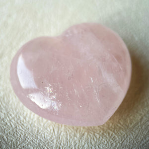 Pink Quartz Heart Crystal