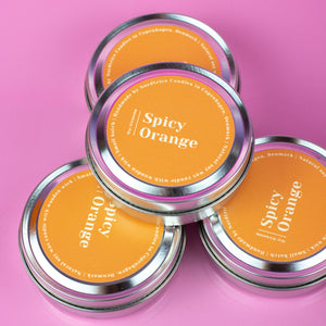 Scented Soy Candle, Spicy Orange