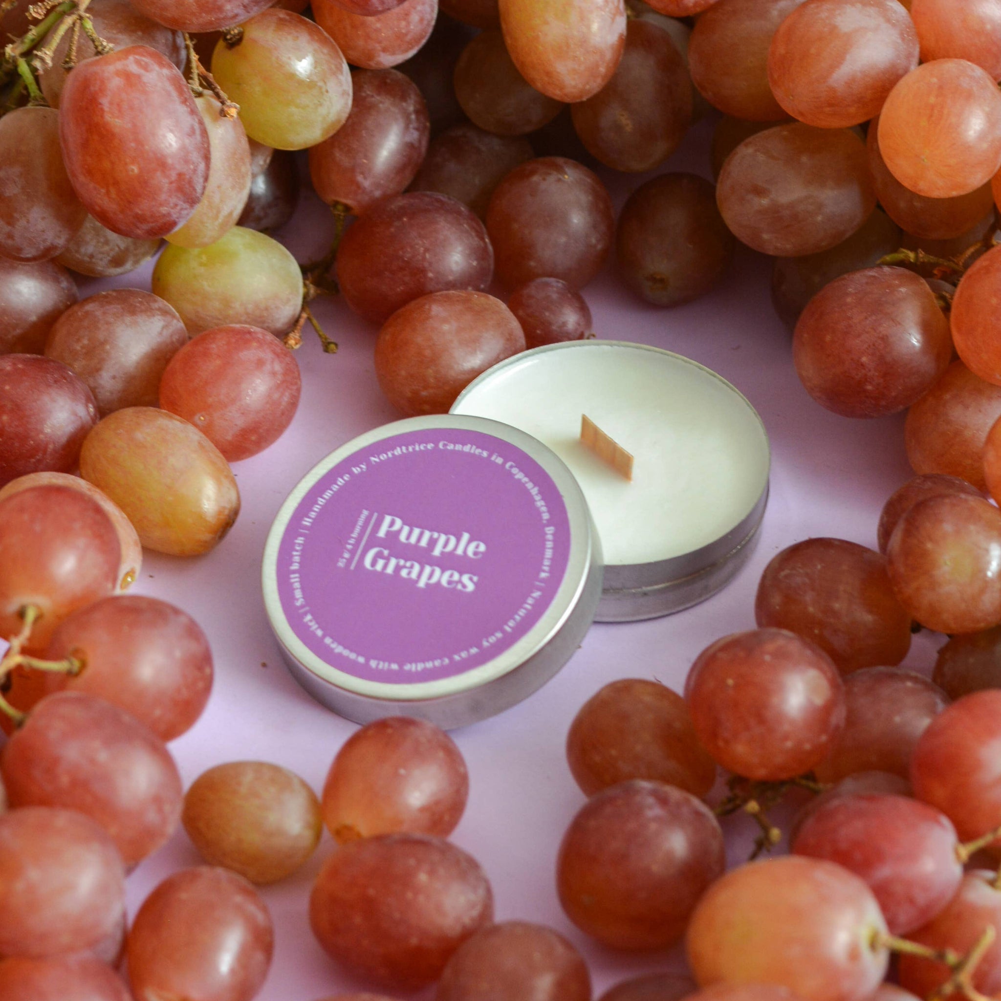 Mini Scented Soy Candle, Purple Grapes