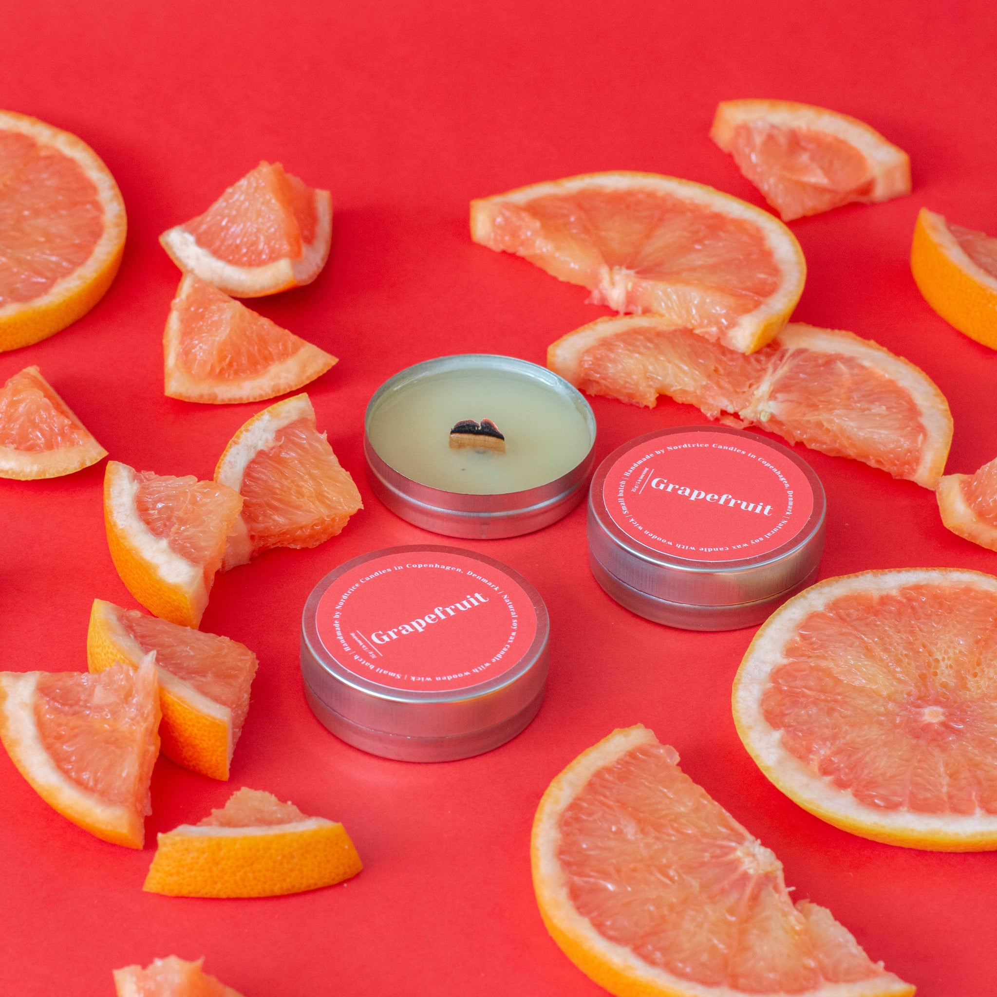 Mini Scented Soy Candle, Grapefruit